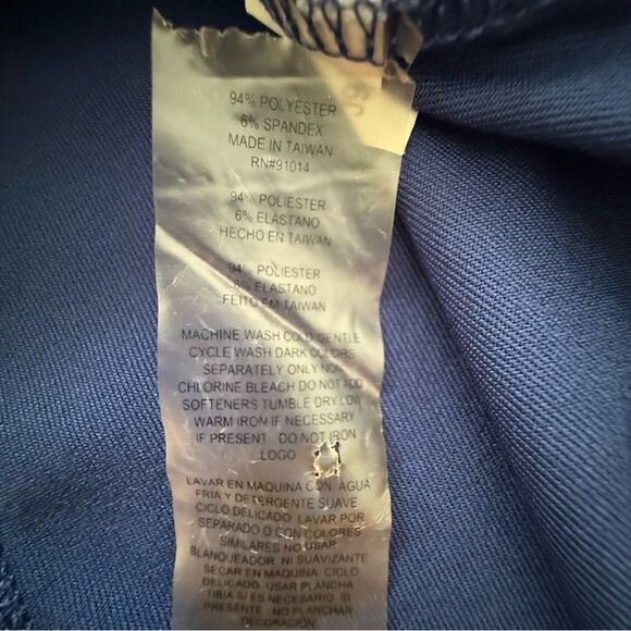 EP NY Sleeveless Dress in Blue with Stud Tape Trim size Small - Picture 6 of 8